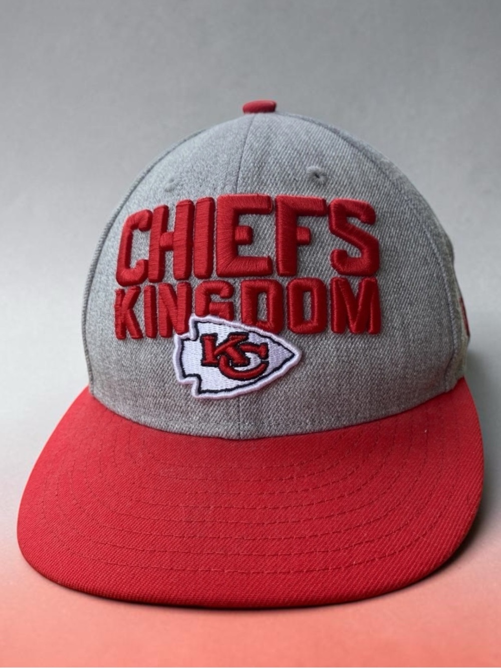 Men's New Era Kansas City Chiefs 2018 NFL Draft Official On-Stage Fitted Hat S/M
